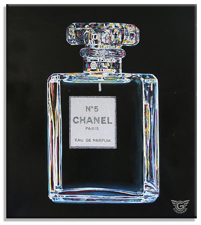 Tableau Fashion Coco Chanel N°5 Aquarelle